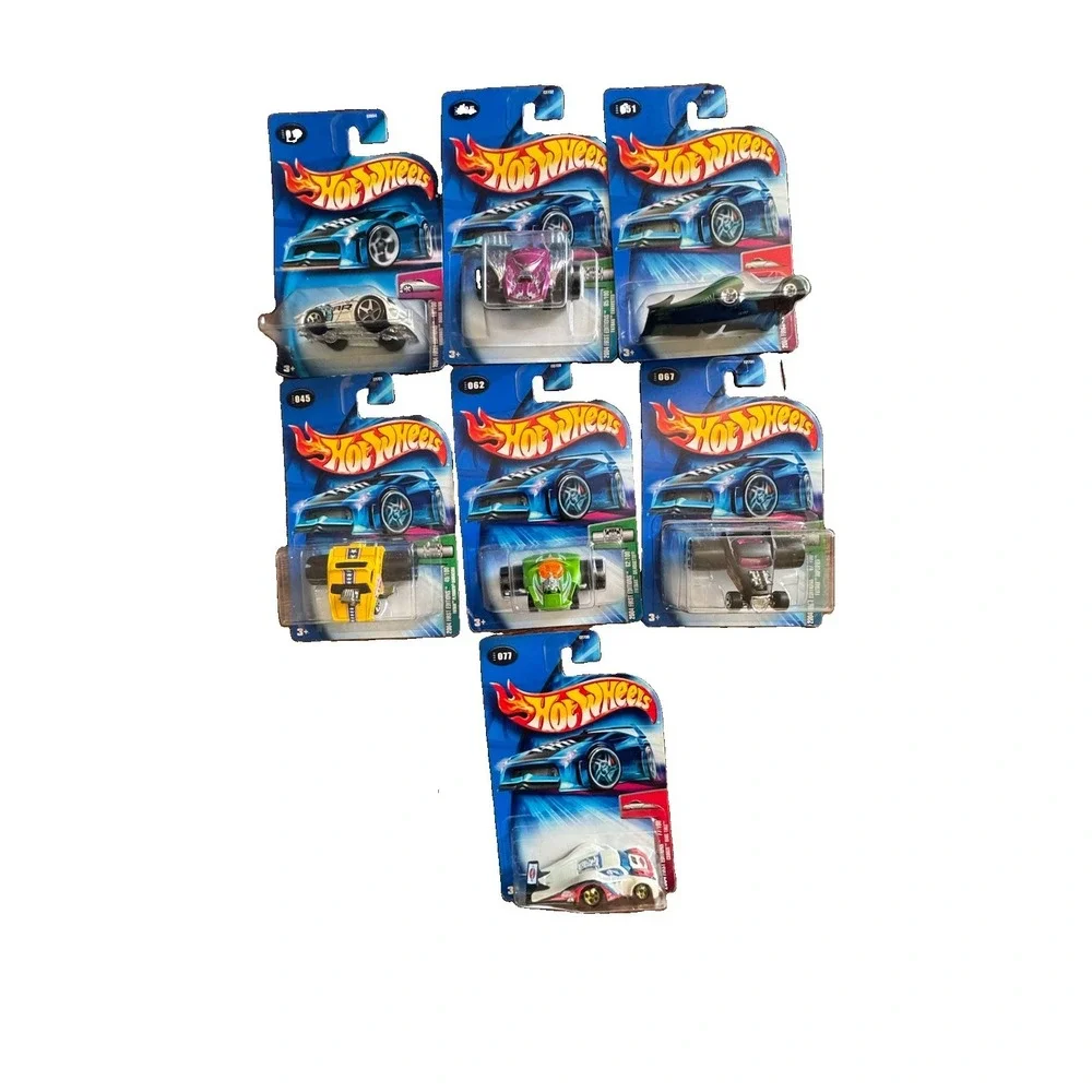 2004 Hot Wheels Hot 100 First Editions Lot of 7 Fatbax Crooze Hardnoze NIP